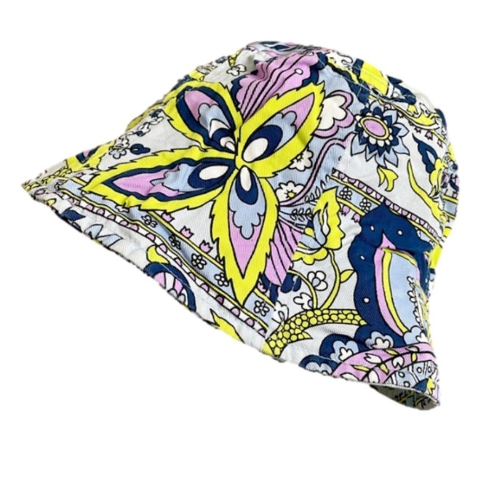 Pucci-Inspired Psychedelic Swirly Paisley Pattern Bucket Hat - O/s - Picture 4 of 6